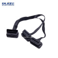 Car OBD2  double Extension flat Cable Car Diagnostic Tools obd cable factory price Fast shipping support OEM customizing